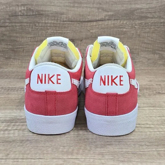 Nike Blazer Low '77 Men's Size 12 University Red White Sneakers (DA7254-600)