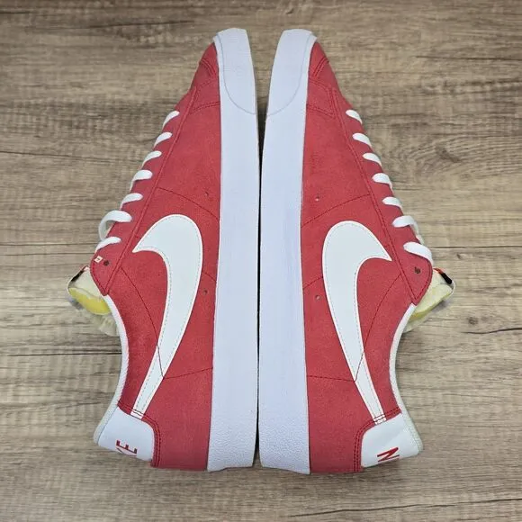 Nike Blazer Low '77 Men's Size 12 University Red White Sneakers (DA7254-600)