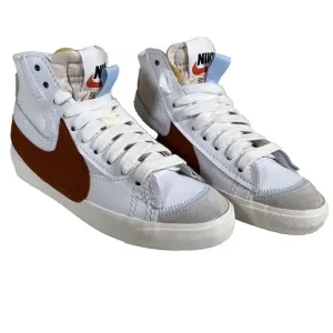 Nike Blazer Men's Size 8 Mid 77 Jumbo White Brown Sail Sneakers Shoes DD3111-101