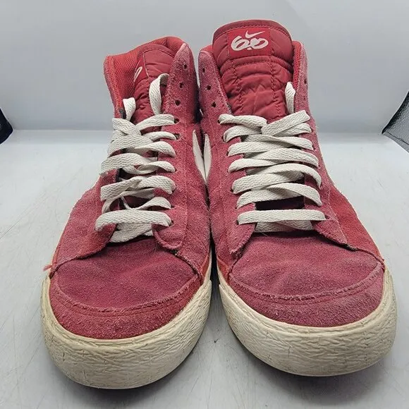 Nike Blazer Mid 6.0 Mens 10 Varsity Red Sneaker Shoes Walking Casual 459531-600