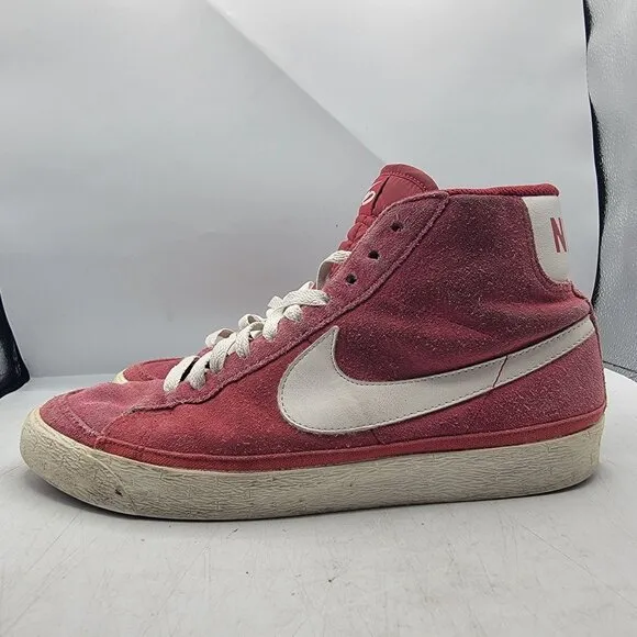 Nike Blazer Mid 6.0 Mens 10 Varsity Red Sneaker Shoes Walking Casual 459531-600