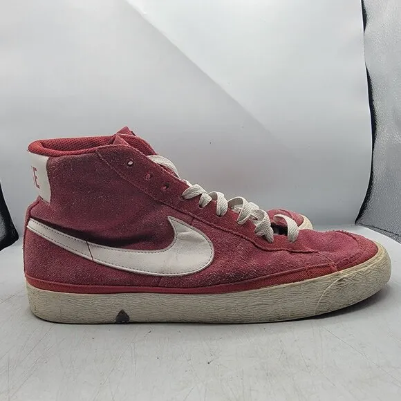 Nike Blazer Mid 6.0 Mens 10 Varsity Red Sneaker Shoes Walking Casual 459531-600