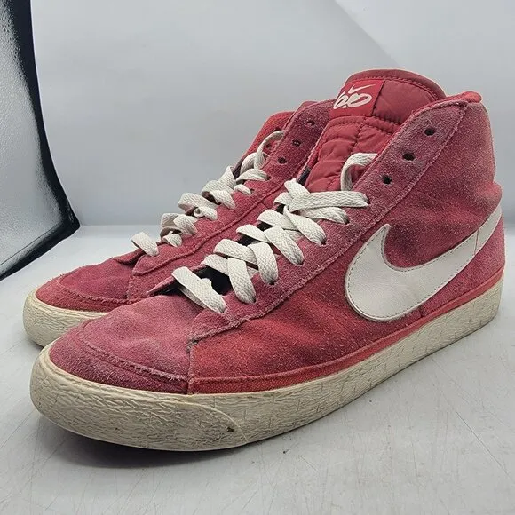 Nike Blazer Mid 6.0 Mens 10 Varsity Red Sneaker Shoes Walking Casual 459531-600