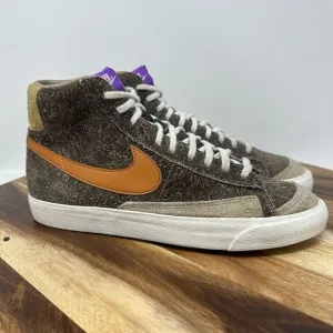 Nike Blazer Mid 77 Men’s 8.5 Premium Chocolate Suede Sneakers Shoes DM7581-200