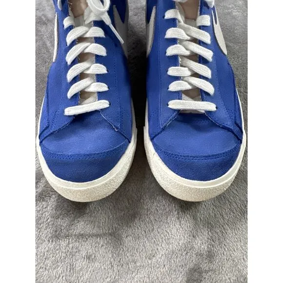 Nike Blazer Mid 77 Suede Racer Blue White Shoe Sneakers CZ1088-400 Men Size 11.5