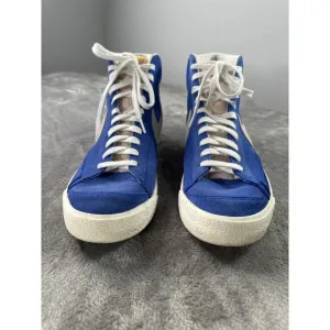 Nike Blazer Mid 77 Suede Racer Blue White Shoe Sneakers CZ1088-400 Men Size 11.5