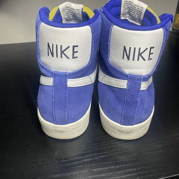 Nike Blazer Mid 77 Suede Deep Royal Blue Shoes CI1172-402 Mens Size 9