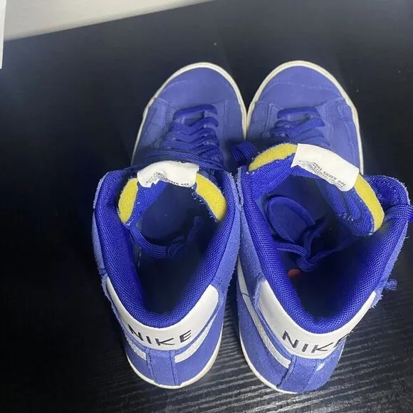 Nike Blazer Mid 77 Suede Deep Royal Blue Shoes CI1172-402 Mens Size 9
