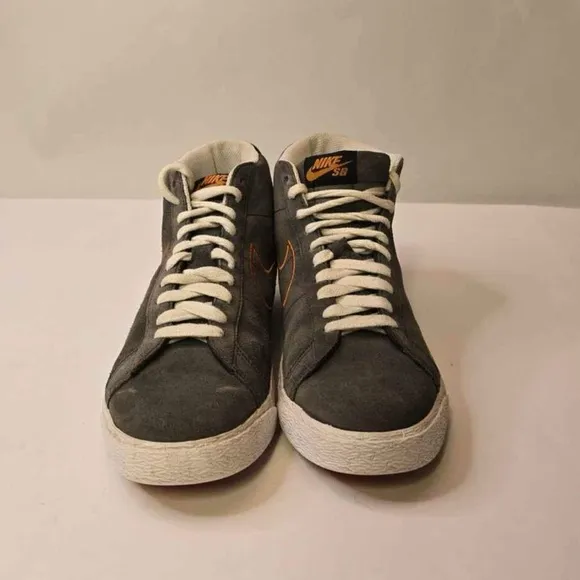 Nike Blazer SB 310801 081 Dark Charcoal Ceramic Grey Orange Iron size 8 Dunk