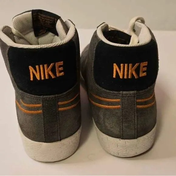 Nike Blazer SB 310801 081 Dark Charcoal Ceramic Grey Orange Iron size 8 Dunk