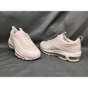 Nike Boys Air Max 97 (GS) Sneakers Mesh White Silver Size 7 NEW NO BOX!