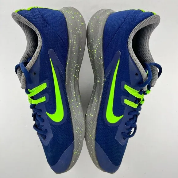 Nike Boys CI3440-400 Navy Blue Downshifter 9 RW Low Mesh Size 7 Y Sneakers
