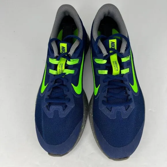 Nike Boys CI3440-400 Navy Blue Downshifter 9 RW Low Mesh Size 7 Y Sneakers