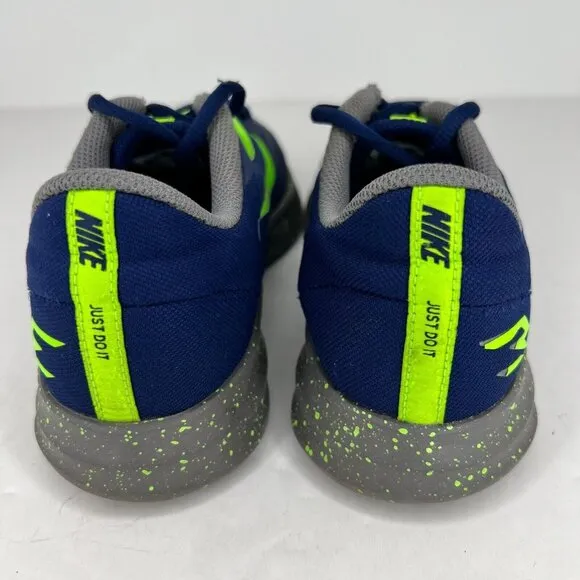 Nike Boys CI3440-400 Navy Blue Downshifter 9 RW Low Mesh Size 7 Y Sneakers