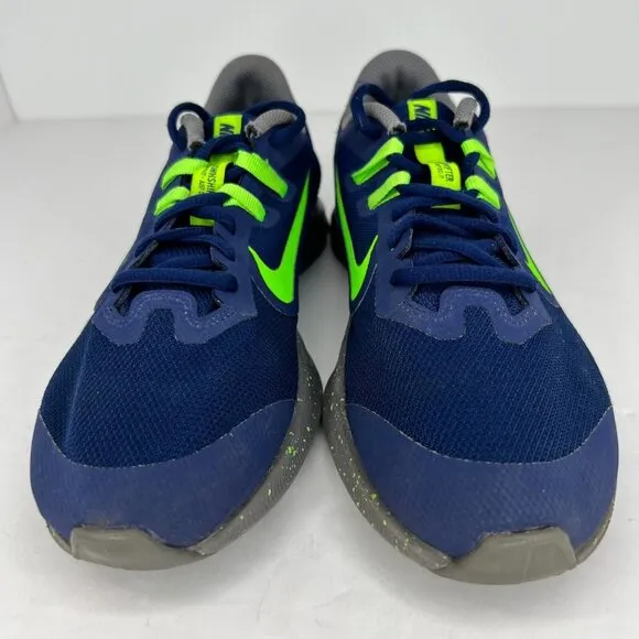 Nike Boys CI3440-400 Navy Blue Downshifter 9 RW Low Mesh Size 7 Y Sneakers