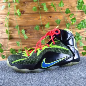 Nike Boys Sneaker Shoes Sz Y 7 Medium Athletic Green Synthetic Lace Up