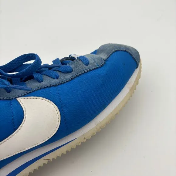 Nike Cortez Basic Nylon Signal Blue Sneakers Shoes Men's 11 Retro Streetwear