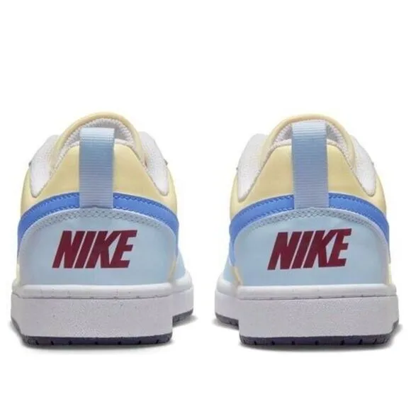 Nike Court Borough FV8120-141 Sneakers Kids 6 Yellow Blue Lifestyle Shoes TF3240