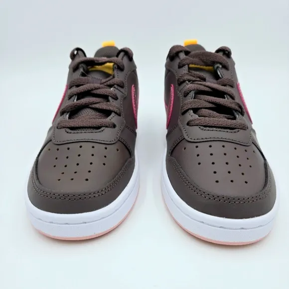 NIKE COURT BOROUGH LOW 2 (GS) Violet/Pink Kids Shoes  BQ5448-200