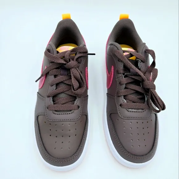 NIKE COURT BOROUGH LOW 2 (GS) Violet/Pink Kids Shoes  BQ5448-200