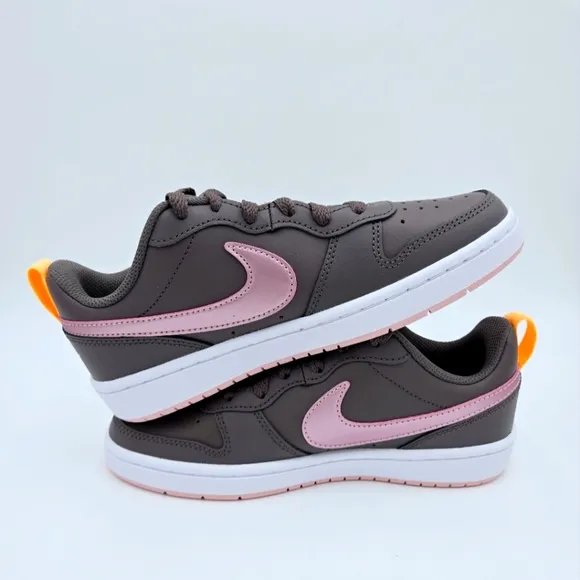 NIKE COURT BOROUGH LOW 2 (GS) Violet/Pink Kids Shoes  BQ5448-200