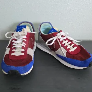 Nike Daybreak Type N. 354 Shoes Burgundy And Blue Suede Mesh Size 7