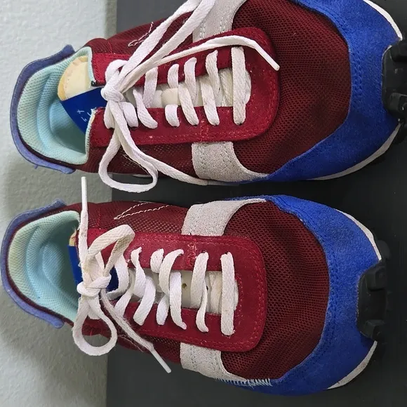 Nike Daybreak Type N. 354 Shoes Burgundy And Blue Suede Mesh Size 7