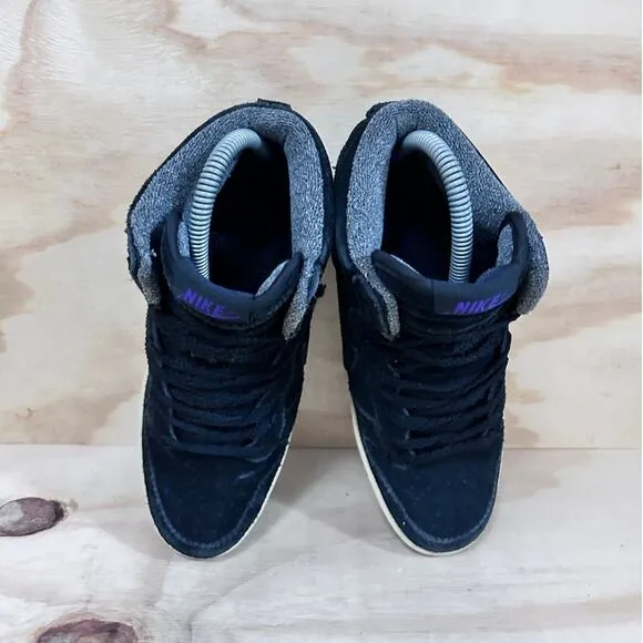 Nike - Dunk Hi Hidden Wedge - Sneakers - Black - Women's - 7 - 528899-014