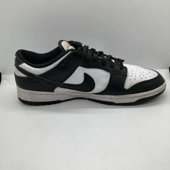 Nike Dunk Low Black Panda 2.0 Mens Size 13 White Casual Athletic Shoes sneaker