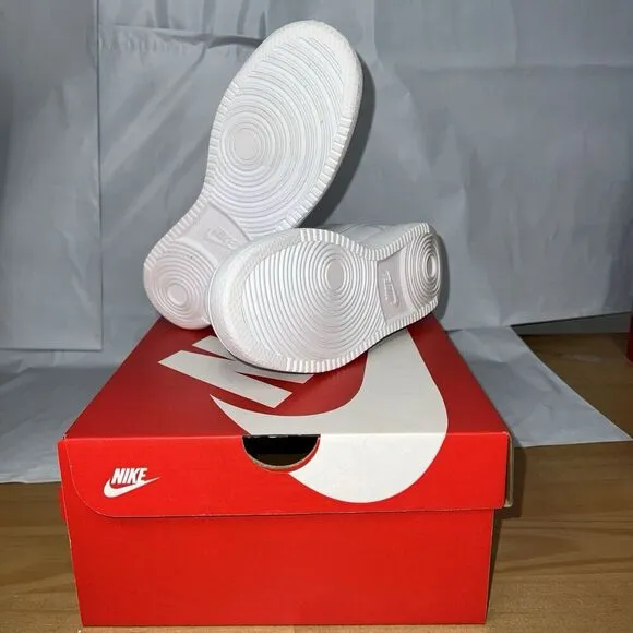Nike Ebernon Low AQ1779-100 Sneaker Women's 5.5 White Leather Casual Shoes BBS73