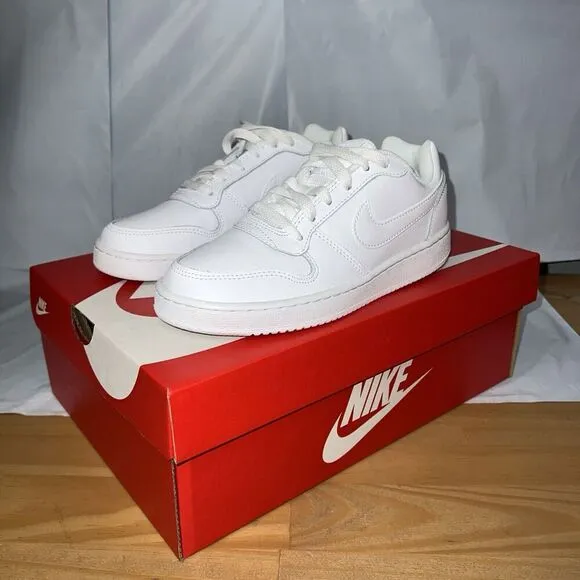 Nike Ebernon Low AQ1779-100 Sneaker Women's 5.5 White Leather Casual Shoes BBS73