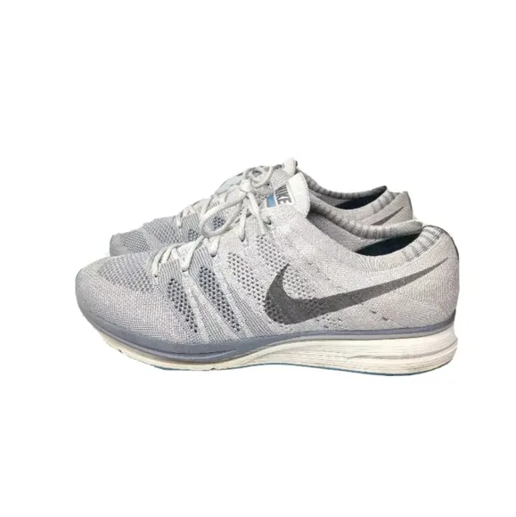 Nike Flyknit Men's Shoes Size 11 Gray Sneakers