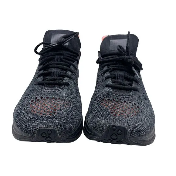Nike Flyknit Racer Triple Black Anthracite Sneakers Running Shoes Sz 4.5y #20