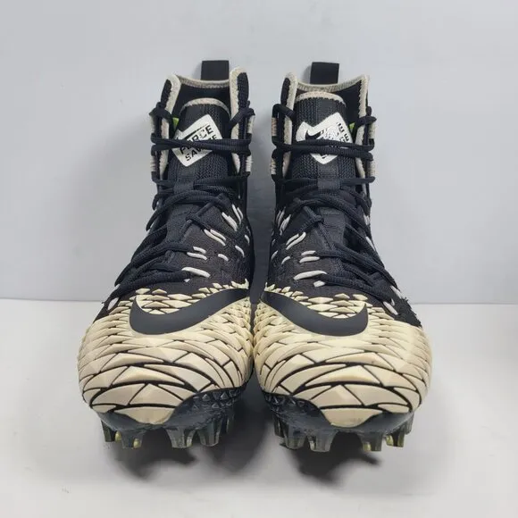 Nike Force Savage Elite TD Men's Black Football Cleats 857063-010 US Size 10.5