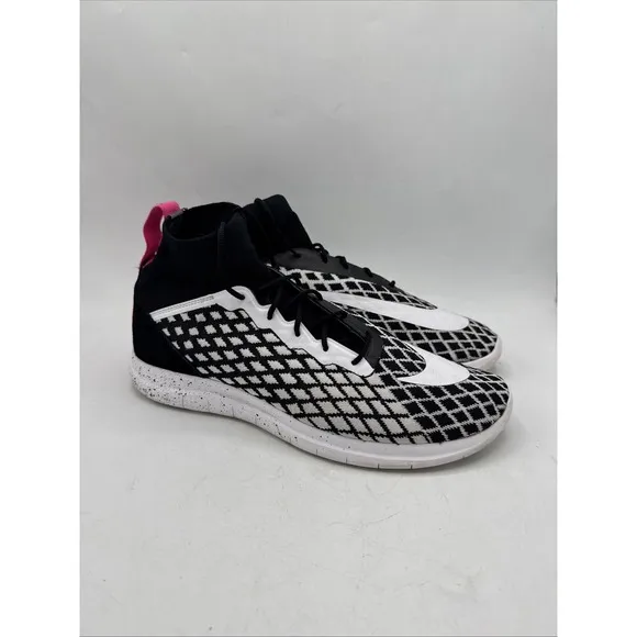 Nike Free Hypervenom 3 FC Flyknit Mens 12 898029-001 Shoes Sneakers Black Soccer