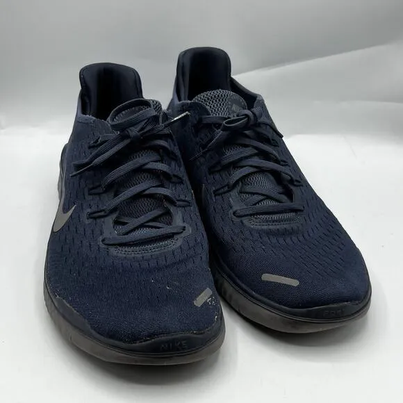 Nike Free RN 2018 Mens Size 11 Blue Mesh Running Shoes Sneakers 942836-401