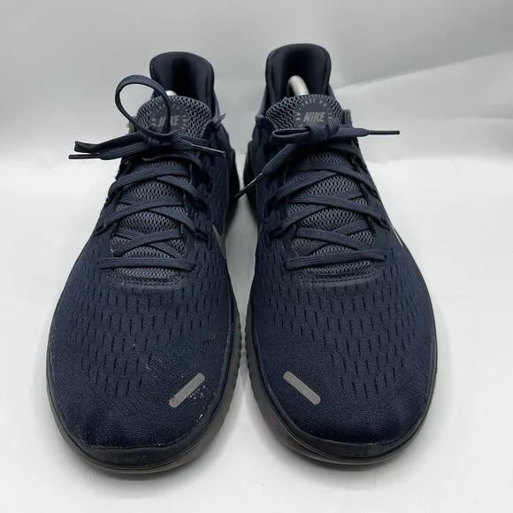 Nike Free RN 2018 Mens Size 11 Blue Mesh Running Shoes Sneakers 942836-401