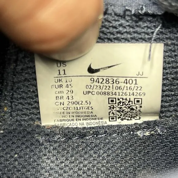 Nike Free RN 2018 Mens Size 11 Blue Mesh Running Shoes Sneakers 942836-401