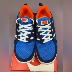 Nike Free Run 2 (GS) - Lt Photo Blue/Orange - Size 7y