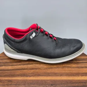 Nike Jordan ADG 4 Golf Shoes Men's 9.5 Black Cement Leather Spikeless Sneakers