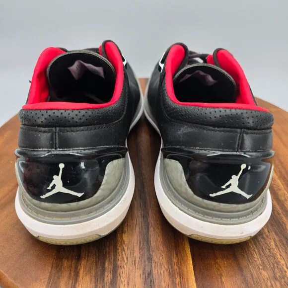 Nike Jordan ADG 4 Golf Shoes Men's 9.5 Black Cement Leather Spikeless Sneakers