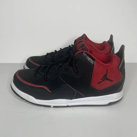 Nike Jordan Courtside 23 Youth GS 3Y Black Red Sneakers Shoes AR1002-006