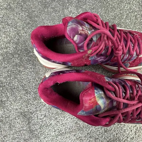 Nike KD 8 Aunt Pearl Basketball Sneakers Boys Youth 7 Pink Athletic Shoes