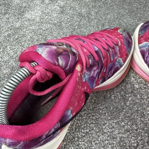 Nike KD 8 Aunt Pearl Basketball Sneakers Boys Youth 7 Pink Athletic Shoes