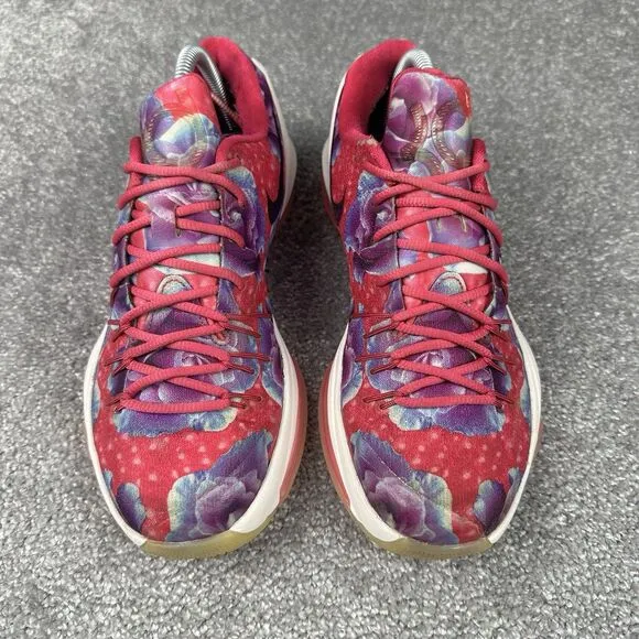 Nike KD 8 Aunt Pearl Basketball Sneakers Boys Youth 7 Pink Athletic Shoes