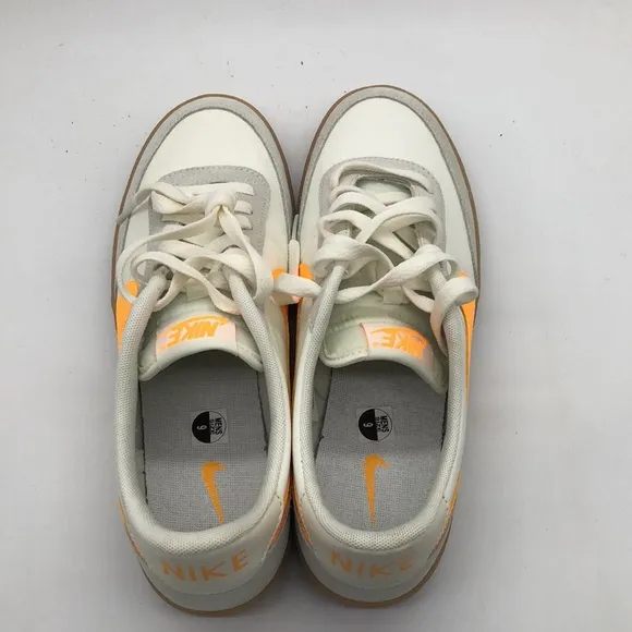 Nike Kill Shot Leather White/Orange 432997-125 NWOB