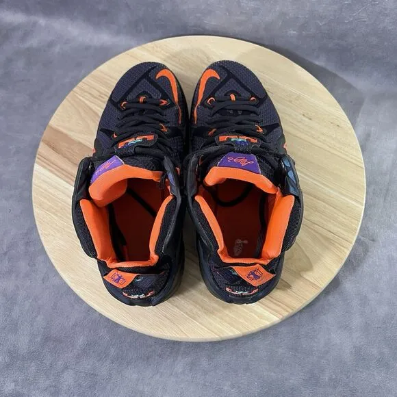 Nike LeBron 12 XII Instinct Purple Crimson Mens 7.5 Athletic Sneakers Shoes