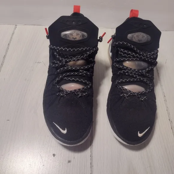 Nike LeBron 18 Black University Red Sneakers Shoes Size 6.5
