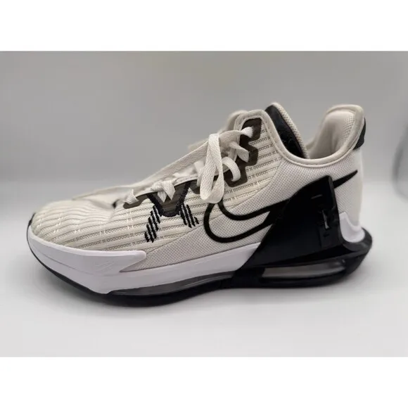 Nike LeBron Witness 6 TB White Black Shoes Sneakers DO9843-100 Mens Size 8