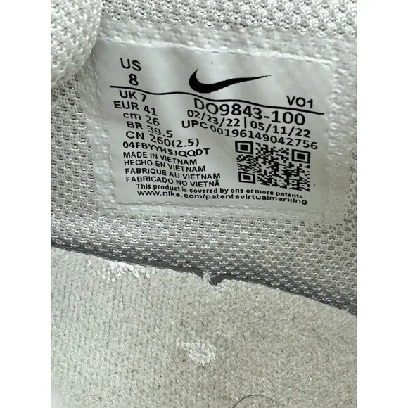 Nike LeBron Witness 6 TB White Black Shoes Sneakers DO9843-100 Mens Size 8